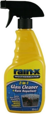 Rain X Lichid Curățare pentru Windows 2in1 Glass Cleaner 500ml 26042