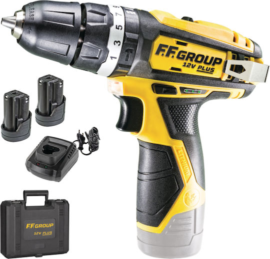FFG CHD 12V Plus Percussive Battery Drill Driver 12V 2x2Ah