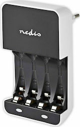 Nedis Charger 4 Batteries Ni-MH Of Size /A/A/ /A/A/A/ / / / / / / / / /