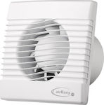 AirRoxy Prim 100 De perete Ventilator de Baie 100mm Alb