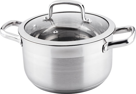 Lamart Prestige Tiefer Edelstahl-Topf 4.7Es / 22cm