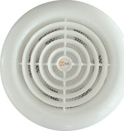 Mmotors MM-S-100 Wall-mounted Ventilator Bathroom 100mm White