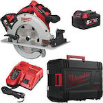 Milwaukee M18 BLCS66-502X Δισκοπρίονο 18V 2x5Ah με Σύστημα Αναρρόφησης