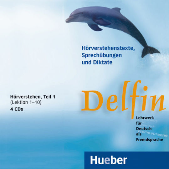 DELFIN 1 CDs (4) (LEKTIONEN 1-10) (HOVERSTEHEN.SPRECHUBUNGEN UND DIKTATE)