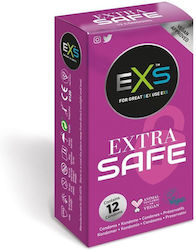 EXS Condoms Extra Safe Condoms 12pcs 53mm Natural