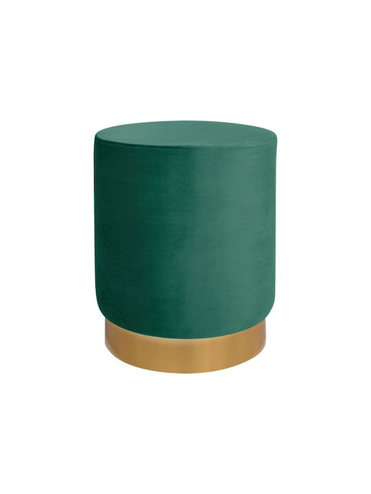 Stools For Living Room Upholstered with Velvet Levy Green 1pcs 35x35x43cm