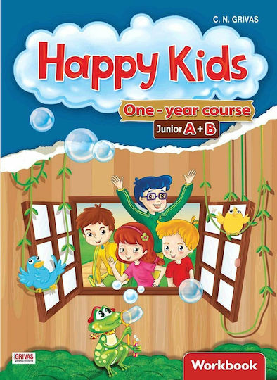 Happy Kids Junior A & B Workbook & Words & Grammar