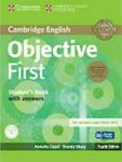 Objective First Student 's Book Pack W/a (+ Cd (2) + Cd-rom) 4th Ed