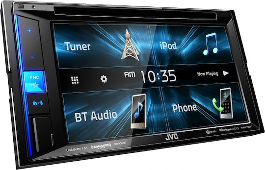 JVC Автомобилна Аудио Система 2DIN (Блутут/USB) с Тъчскрийн 6.2"