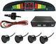 Car Parking System with Screen and 4 Sensors in Black Colour BSD.04