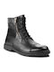 Canguro A136-310 Men's Leather Military Boots Black