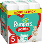 Pampers Pants Πάνες Βρακάκι No. 5 για 12-17kg 152τμχ