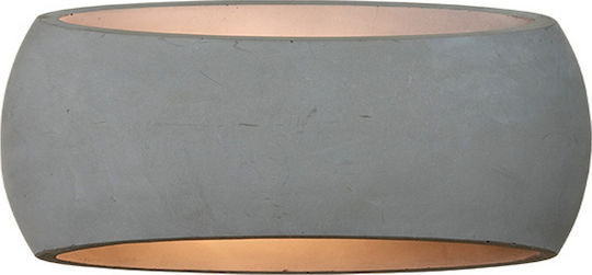 Zambelis Lights Осветително тяло За стена Сив 17x17x12см.