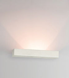 Zambelis Lights Φωτιστικό Τοίχου Λευκό 20x10x6εκ.