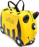 Trunki Bernard The Bee Παιδική Βαλίτσα με ύψος 31cm σε Κίτρινο χρώμα