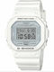 Casio G-shock Digital Herrenuhr 42.8mm Chronograph Batterie mit Weiß Kautschukarmband