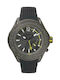 Nautica Watch Battery with Gray Rubber Strap NAPBRW003