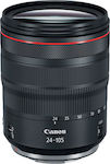 Canon Full Frame Φωτογραφικός Φακός RF 24-105mm f/4L IS USM Standard Zoom για Canon RF Mount Black