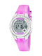 Calypso Kids Digital Watch with Rubber/Plastic Strap Pink