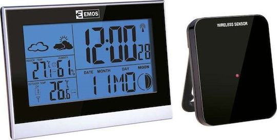 Emos E3070 Wireless Digital Weather Station Tabletop Black