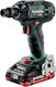 Metabo SSW 18 LTX 300 BL Brushless Impact Wrench Battery 18V 2x4Ah with Socket 1/2" & Hex