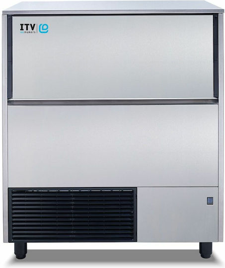 ITV Ice Makers Quasar NGQ130 Ice Machine with Stirring Mode and Daily Production 111kg