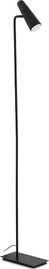 Faro Barcelona Lao LED Stehlampe Y122xM10cm mit Warmes Weiß Licht 400lm Schwarz Matt