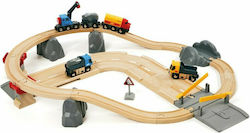 Brio Toys Rail Road Loading Сет с Влакче за 3++ Години