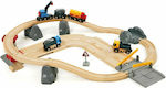 Brio Toys Rail Road Loading Set cu Trenuleț pentru 3++ Ani