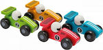 Joueco Wooden Race Car Mașinuță pentru 3++ Ani (Diverse modele) 1 buc 80070