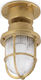 Faro Barcelona Mauren Outdoor Hanging Ceiling Light E27 in Gold Color 70993