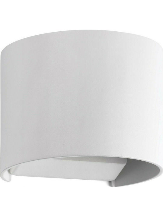 Faro Barcelona Sunset Wall-Mounted Outdoor Spot Light LED IP54 6W with Warm White Light 14x11.1εκ.