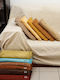 Sunshine Σενίλ 2 Ριχτάρι Πολυθρόνας Chenille 240x180εκ. Μπεζ 141-28-2