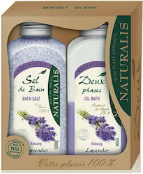 Naturalis Lavender Bath Salts & Two Phase Bath Oil Σετ Περιποίησης