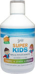 AM Health Smile SuperKids Multivitamin Vitamină pentru Energie & Imunitate Portocaliu 500ml