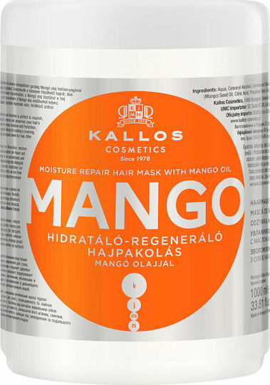 Kallos Mango Moisture Repair Μάσκα Μαλλιών για Επανόρθωση 1000ml