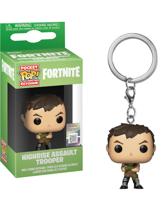 Funko Pocket Pop! Keychain Games: Fortnite - Highrise Assault Trooper