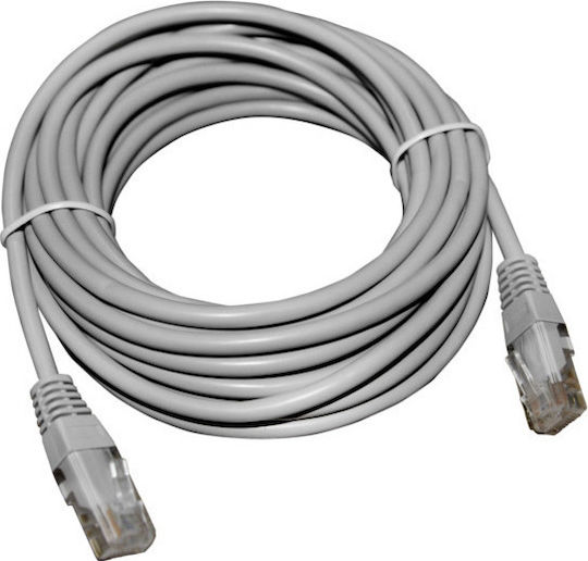Adeleq U/UTP Cat.5e (Gigabit) Καλώδιο Δικτύου Ethernet 30m Γκρι