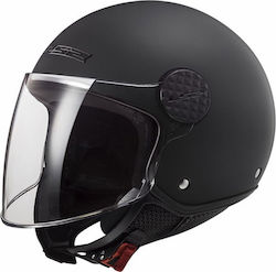 LS2 Sphere Lux OF558 Solid Jet Helmet ECE 22.05 1000gr Matt Black KR00240