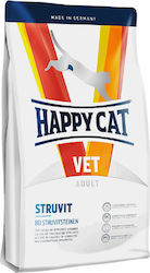 Happy Cat Vet Adult Struvit Trockenfutter für erwachsene Katzen mit empfindlichem Harnsystem mit Fleisch 4kg