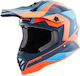 Impact Steel Orange / Blue Kids Motorcycle Helmet Motocross