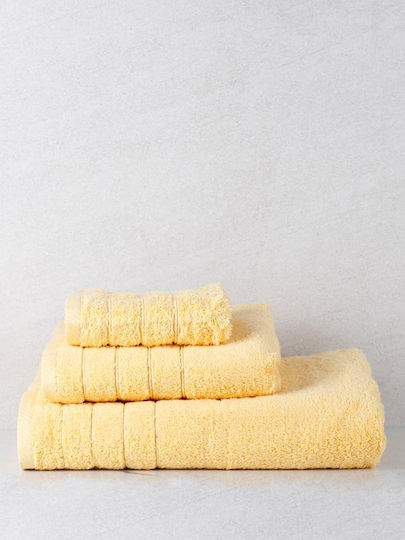Sunshine Prosop de mână Dory 30x50cm. Galben Greutate 600gr/m²