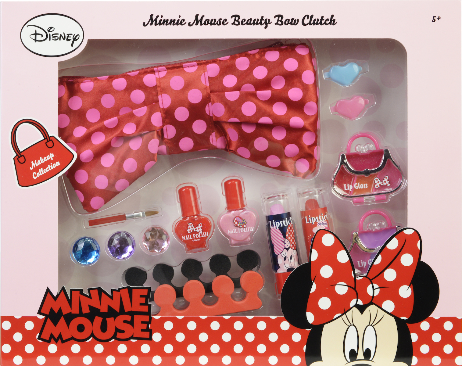 Kit Cosméticos Infantil Creativo Markwins Set Maquillaje Minnie Mouse -  Juguete Creativo Para Niñas - Productos No Tóxicos Set Sombras Esmaltes  Brillos, image size:1515x1200