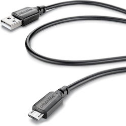 Cellular Line 1m Regular USB 2.0 to micro USB Cable (USBDATACABMICROUSB)