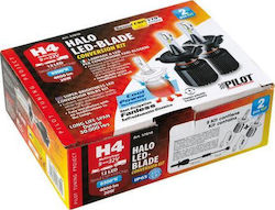 Lampa Λάμπες Αυτοκινήτου Halo Led Blade H4 Canbus LED 6500K Ψυχρό Λευκό 9-32V 20W 2τμχ