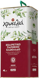 Kore SA Εξαιρετικό Παρθένο Ελαιόλαδο Χρυσελιά 4lt σε Μεταλλικό Δοχείο