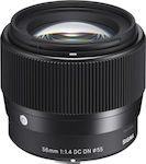 Sigma Crop Camera Lens f/1.4 DC DN Contemporary Telephoto for Micro Four Thirds (MFT) Mount Black