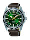 Seiko Kinetic Мъжки Часовник 40мм Kinetic с Кафяв Кожена Каишка