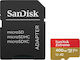 Sandisk Extreme microSDXC 400GB Class 10 U3 V30 A2 UHS-I με αντάπτορα