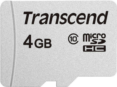 Transcend 300s microSDHC 4GB Klasse 10 U3 V30 A1 UHS-I